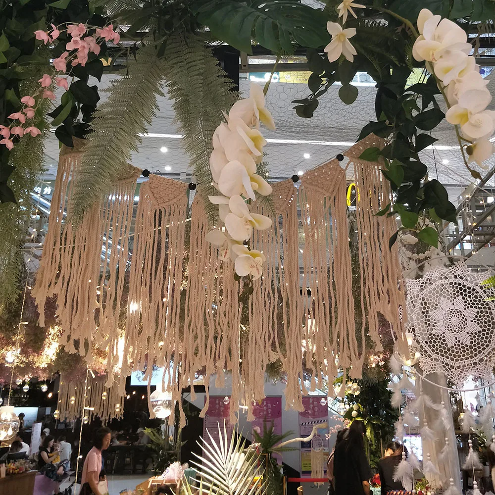 Cotton woven curtain large tapestry nordic home accessories decoration wedding wall pendant
Cotton woven curtain large tapestry nordic home accessories decoration wedding wall pendant