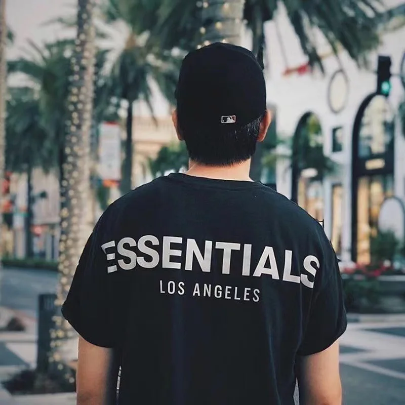 Men Reflective ESSENTIALS Streetwear Vintage T Shirt Women Hip Hop Loose Oversized T-shirts Tops Male Harajuku Clothing Tshirts
Men Reflective ESSENTIALS Streetwear Vintage T Shirt Women Hip Hop Loose Oversized T-shirts Tops Male Harajuku Clothing Tshirts