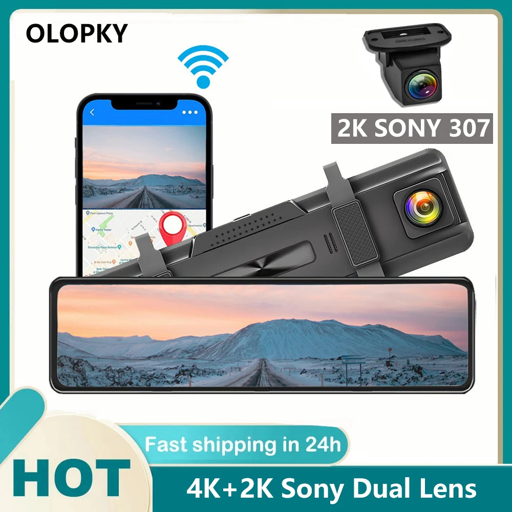 12Inch 4K+2K Dash cam GPS WIFI Front SONY IMX415 Rear View Mirror Video Recorder SONY IMX307 Back Camera Video Recorder Car DVR
12Inch 4K+2K Dash cam GPS WIFI Front SONY IMX415 Rear View Mirror Video Recorder SONY IMX307 Back Camera Video Recorder Car DVR