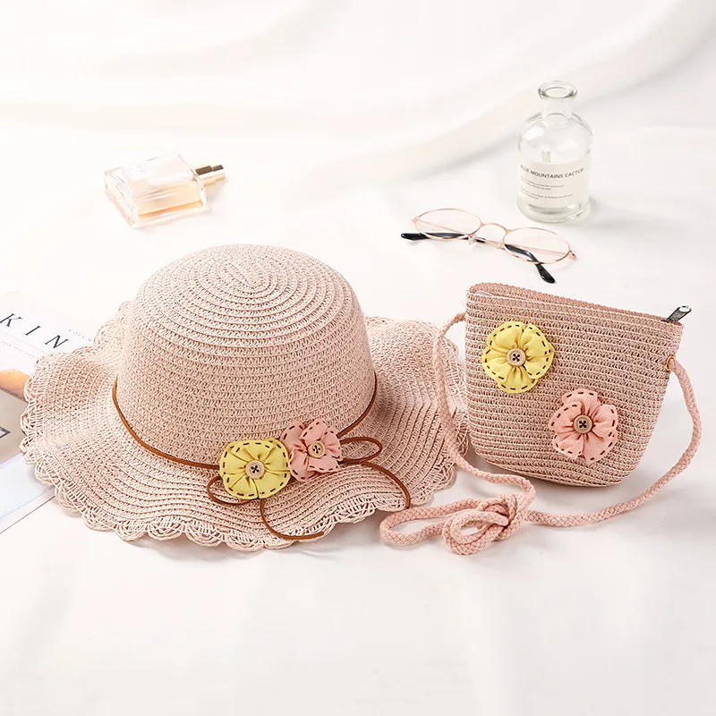 Children Simple Straw Woven Sun Hat Three Dimensional Flower Baby Kids Small Square Shoulder Bags Little Girls Mini Coin Purse
Children Simple Straw Woven Sun Hat Three Dimensional Flower Baby Kids Small Square Shoulder Bags Little Girls Mini Coin Purse