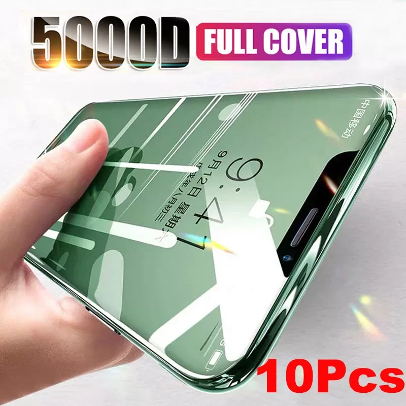10Pcs 5000D Curved Full Cover Tempered Glass on For iPhone 12 11 13 Pro XS Max XR X SE Screen Protector For iPhone XR 12 13 mini
10Pcs 5000D Curved Full Cover Tempered Glass on For iPhone 12 11 13 Pro XS Max XR X SE Screen Protector For iPhone XR 12 13 mini
