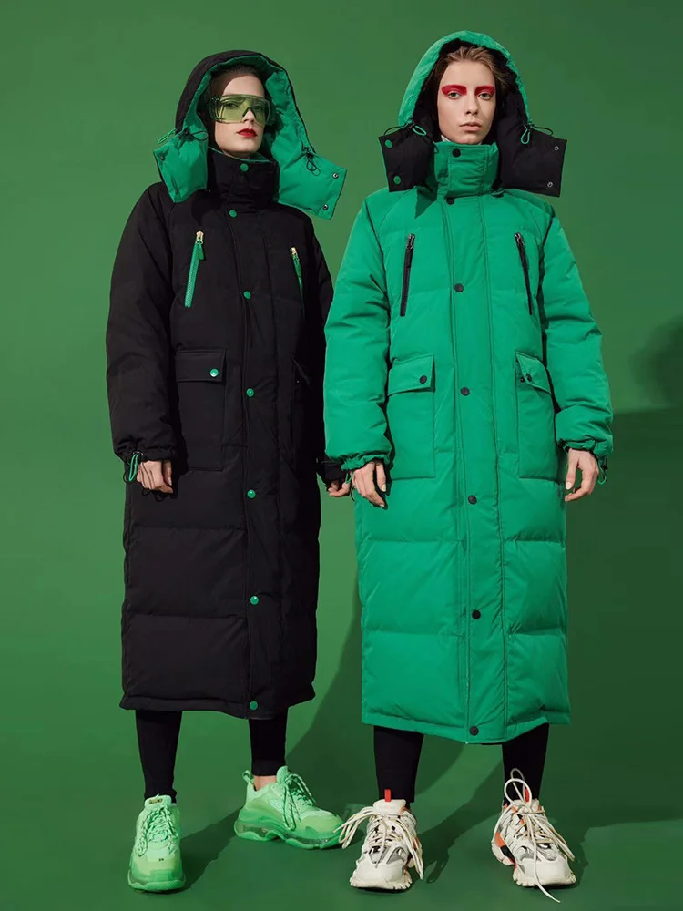Snow Battle Robe Super Thick Double-Sided Wear Long down Jacket Women's Overknee Thickened Long This Year's New Parka
Snow Battle Robe Super Thick Double-Sided Wear Long down Jacket Women's Overknee Thickened Long This Year's New Parka
