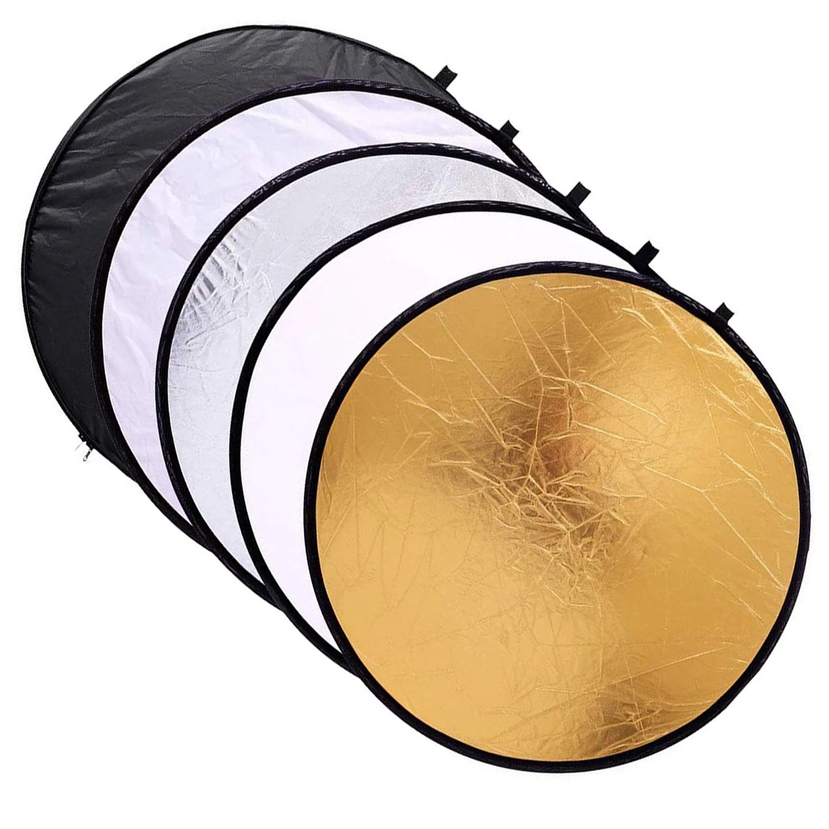 31.5inch/80cm 5-in-1 Round Collapsible Photo Studio Reflector with Carry Bag for Photography Portrait Shooting
31.5inch/80cm 5-in-1 Round Collapsible Photo Studio Reflector with Carry Bag for Photography Portrait Shooting