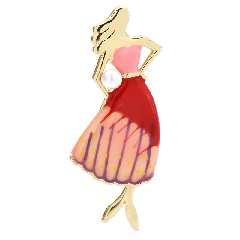 Wuli&baby Enamel Lady Brooches For Women Unisex 2-color Wear Beauty Dress Girl Figure Party Casual Brooch Pin Gifts
Wuli&baby Enamel Lady Brooches For Women Unisex 2-color Wear Beauty Dress Girl Figure Party Casual Brooch Pin Gifts
