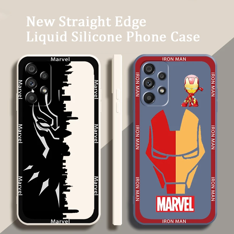 Marvel SpiderMan Iron Man Liquid Rope Funda Phone Case For Samsung A73 A53 A33 A52 A32 A23 A22 A71 A51 A21S A03S A50 A30 5G
Marvel SpiderMan Iron Man Liquid Rope Funda Phone Case For Samsung A73 A53 A33 A52 A32 A23 A22 A71 A51 A21S A03S A50 A30 5G