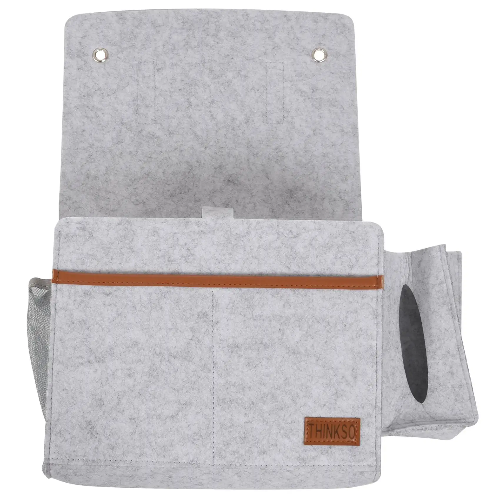 Bedside Organizer Felt Bed Storage Caddy with Tissue Box and Water Bottle Holder Magazine Phone Tablet - Light Gray
Bedside Organizer Felt Bed Storage Caddy with Tissue Box and Water Bottle Holder Magazine Phone Tablet - Light Gray