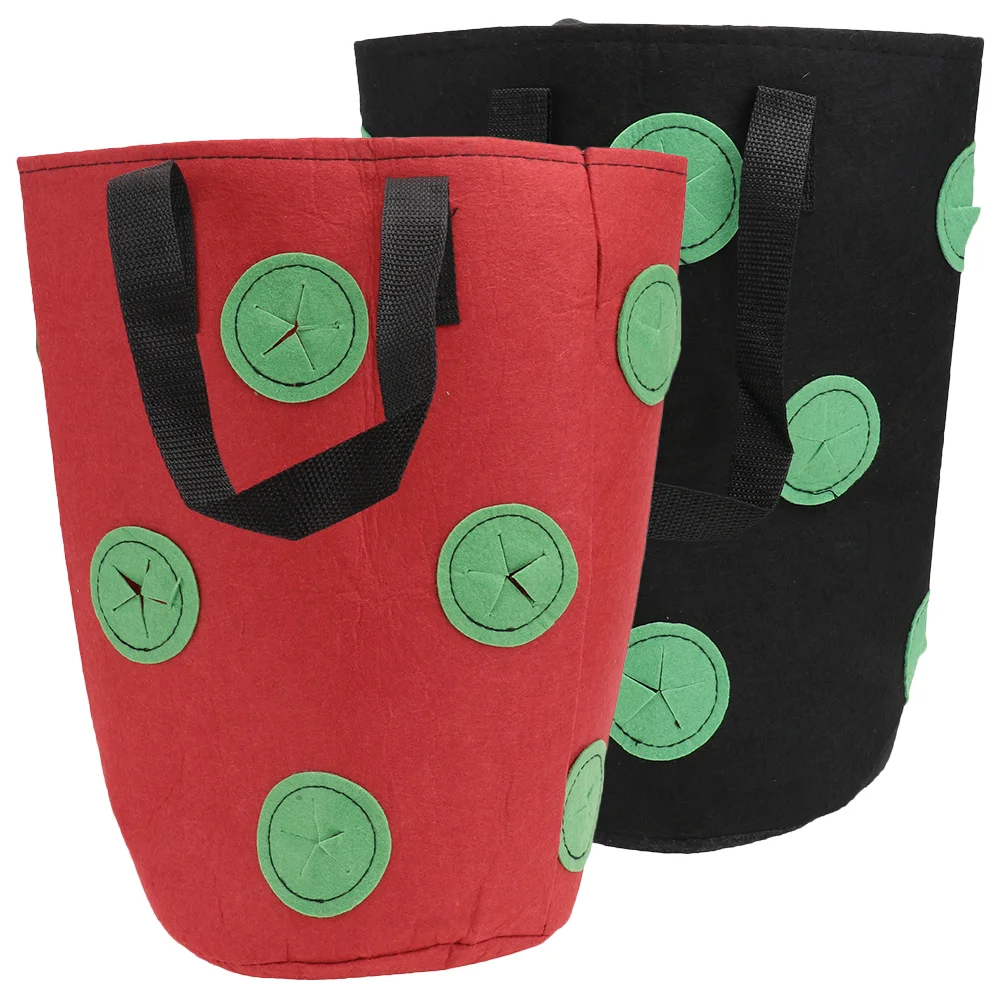 2Pcs Breathable Planting Bags Mounted Plants Growing Bags Strawberry Growing Bags Planters
2Pcs Breathable Planting Bags Mounted Plants Growing Bags Strawberry Growing Bags Planters