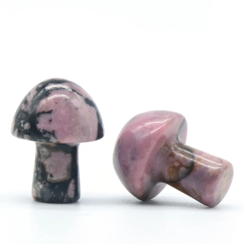 6PC Rhodochrosite Mushroom Sculpture 20MM Mini Healing Crystal Mushrooms Chakra Stone Decorations for Home Balancing Meditation
6PC Rhodochrosite Mushroom Sculpture 20MM Mini Healing Crystal Mushrooms Chakra Stone Decorations for Home Balancing Meditation