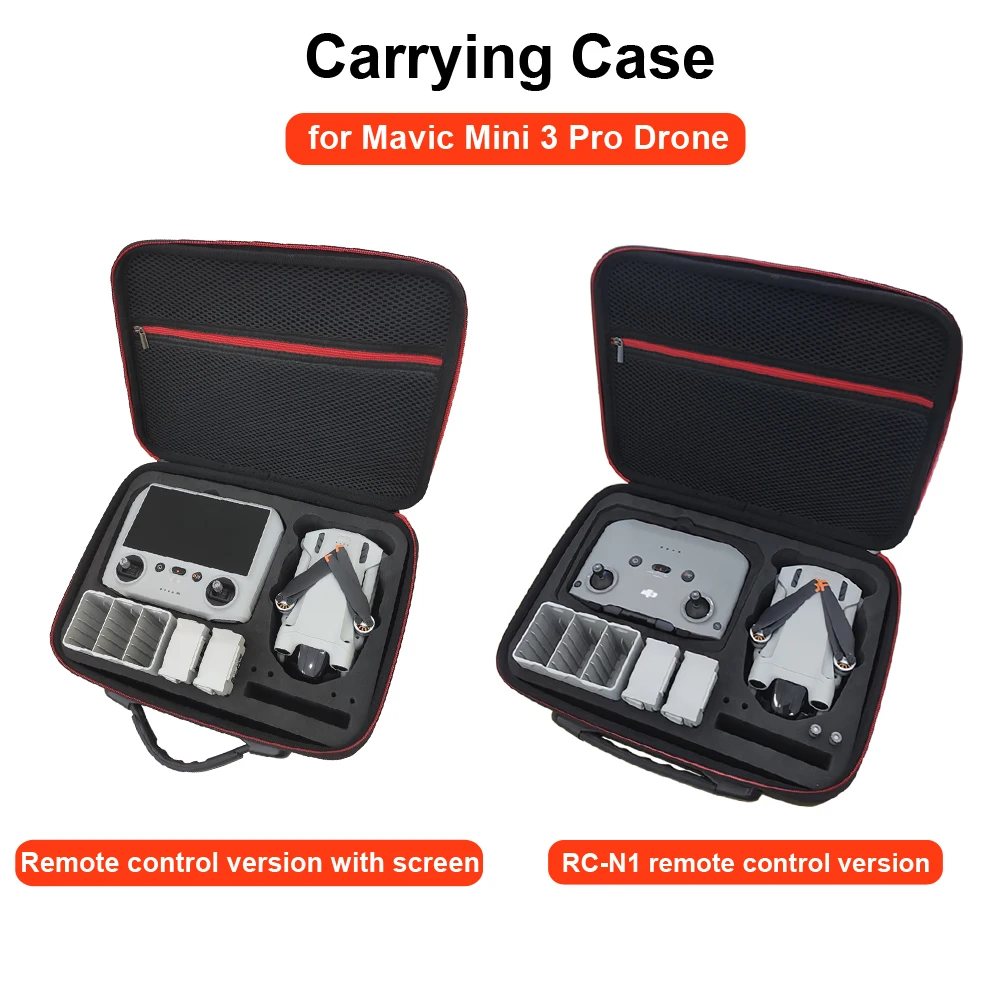 For DJI Mini 3 Pro Storage Bag Carrying Case Remote Controller Battery Drone Body Handbag for DJI Mavic Mini 3 Pro Accessory
For DJI Mini 3 Pro Storage Bag Carrying Case Remote Controller Battery Drone Body Handbag for DJI Mavic Mini 3 Pro Accessory