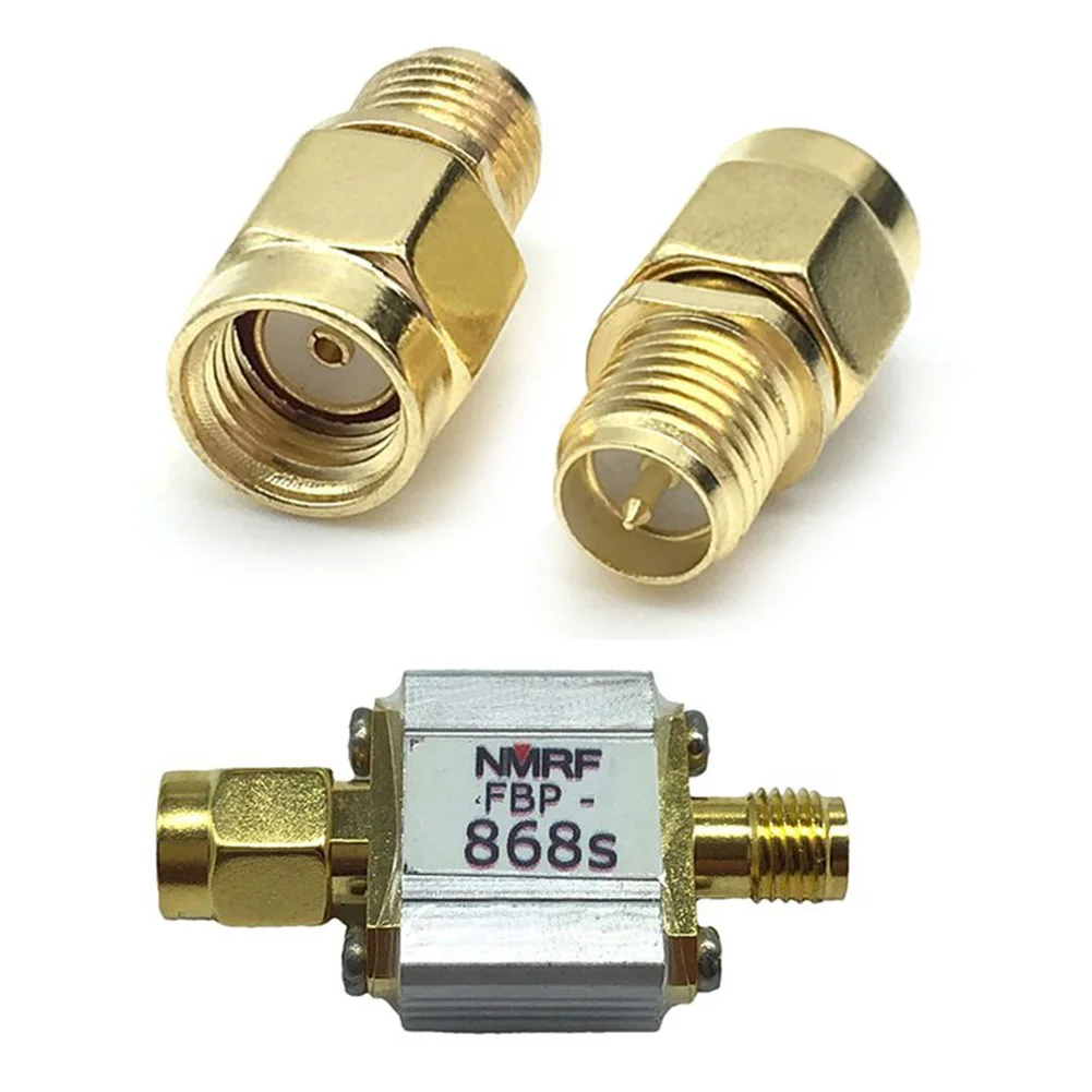 868MHz Filter Adapter With SMA-M SMA-F Interface 866 ~ 870 MHz Passband For Filtering Out-of-band Signals Reducing Noise
868MHz Filter Adapter With SMA-M SMA-F Interface 866 ~ 870 MHz Passband For Filtering Out-of-band Signals Reducing Noise