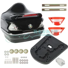 Universal Motorcycle Accessories Touring Pack Trunk Luggage Rear Tail Box Case Pack W/ Tail Light Lock Toolbox Equipaje 오토바이 리어백