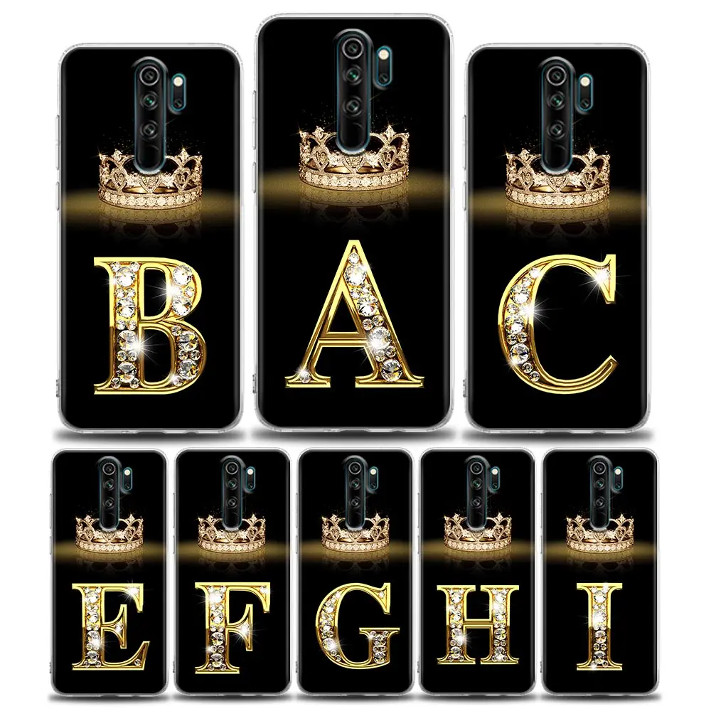 Clear Phone Case for Redmi Note 10 7 8 9 8T Pro Case Redmi 8 8A 7 9 9C Y3 K20 K30 K40 Silicone Fashion Diamond Crown Letter A-M
Clear Phone Case for Redmi Note 10 7 8 9 8T Pro Case Redmi 8 8A 7 9 9C Y3 K20 K30 K40 Silicone Fashion Diamond Crown Letter A-M