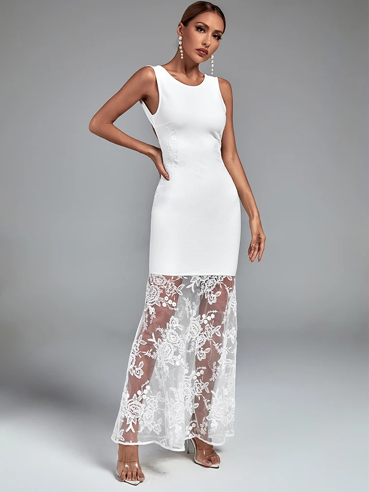 Кружевное Бандажное платье, женское Белое Облегающее Платье, Вечернее праздничное элегантное сексуальное длинное платье макси с открытой ...
Кружевное Бандажное платье, женское Белое Облегающее Платье, Вечернее праздничное элегантное сексуальное длинное платье макси с открытой ...