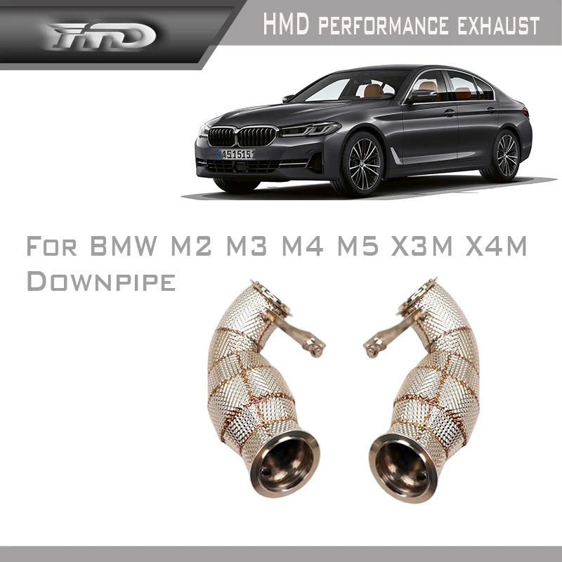 For BMW S55 M2C M3 M4 M5 X3M X4M High performance Exhaust Downpipe Catalytic Converter
For BMW S55 M2C M3 M4 M5 X3M X4M High performance Exhaust Downpipe Catalytic Converter