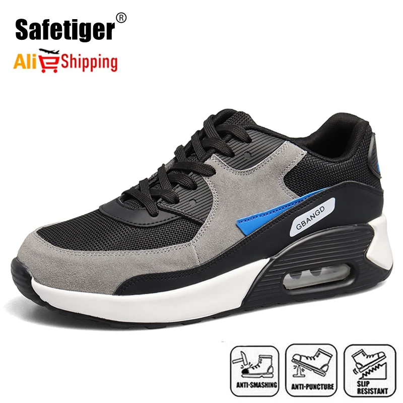 Mens Work Safety Shoes Steel Toe Work Sneakers Anti-smashing and Anti-piercing Work Boots Industrial Construction Boots
Mens Work Safety Shoes Steel Toe Work Sneakers Anti-smashing and Anti-piercing Work Boots Industrial Construction Boots