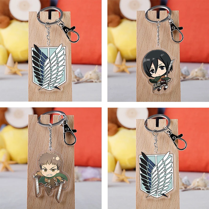 Japan Anime Attack On Titan Keychain For Women Men Acrylic Cartoon Figure Key Chain Ring Jewelry Student Keyring Mikasa Ackerman
Japan Anime Attack On Titan Keychain For Women Men Acrylic Cartoon Figure Key Chain Ring Jewelry Student Keyring Mikasa Ackerman