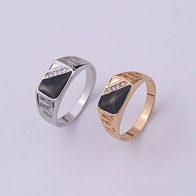 7-12 Sizes Titanium Stainless Men Finger Ring Classic Black Enamel Gold Silver Wedding Party Jewelry Decoration Birthday Gift
7-12 Sizes Titanium Stainless Men Finger Ring Classic Black Enamel Gold Silver Wedding Party Jewelry Decoration Birthday Gift