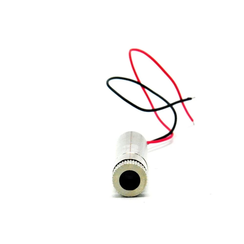 

Focusable Red Laser Diode Module 650nm 5mW 3-5V Red Laser Dot Shape with Driver 1235