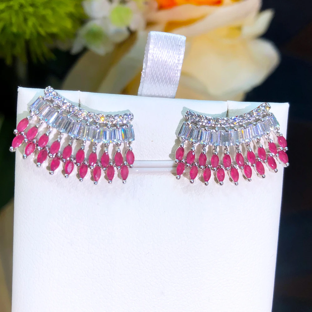 Missvikki Romantic Pink Bowknot DIY Cute Pendant Earrings For Women Bridal Wedding Girl Daily Surper Jewelry High Quality
Missvikki Romantic Pink Bowknot DIY Cute Pendant Earrings For Women Bridal Wedding Girl Daily Surper Jewelry High Quality