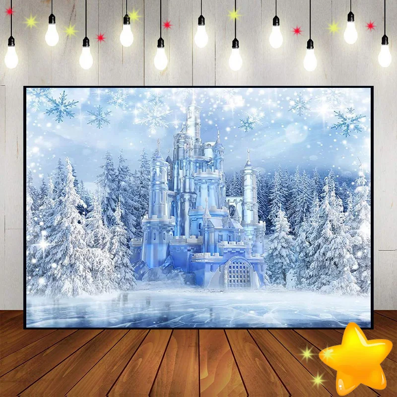 Funnytree Winter Scene Wonderland Snowflake Background Photo Decoration Custom Birthday Backdrop Party Photography Backdrops
Funnytree Winter Scene Wonderland Snowflake Background Photo Decoration Custom Birthday Backdrop Party Photography Backdrops