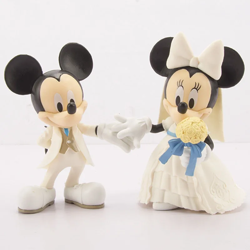 Disney Cartoon White Wedding Mickey Mouse Minnie Action Figure Doll Cute Mickey Minnie Anime Wedding Model Toy Cake Deco
Disney Cartoon White Wedding Mickey Mouse Minnie Action Figure Doll Cute Mickey Minnie Anime Wedding Model Toy Cake Deco