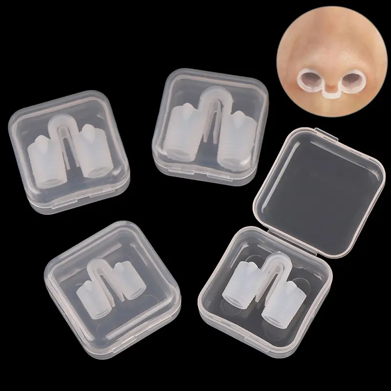 2PCS Anti Snoring Breathe Easy Sleep Nose Clip Snore Stopper Aid Nasal Dilators Device Congestion Aid No Strips Cones
2PCS Anti Snoring Breathe Easy Sleep Nose Clip Snore Stopper Aid Nasal Dilators Device Congestion Aid No Strips Cones