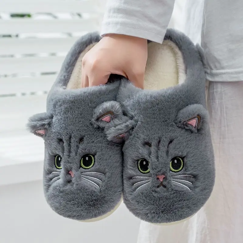 Kawaii Cat Slippers Woman Winter Indoor Room Mule Shoes Women's Fluffy Kitty Slippers Fuzzy Home Mules Kitten Kitt Slippers Pink
Kawaii Cat Slippers Woman Winter Indoor Room Mule Shoes Women's Fluffy Kitty Slippers Fuzzy Home Mules Kitten Kitt Slippers Pink
