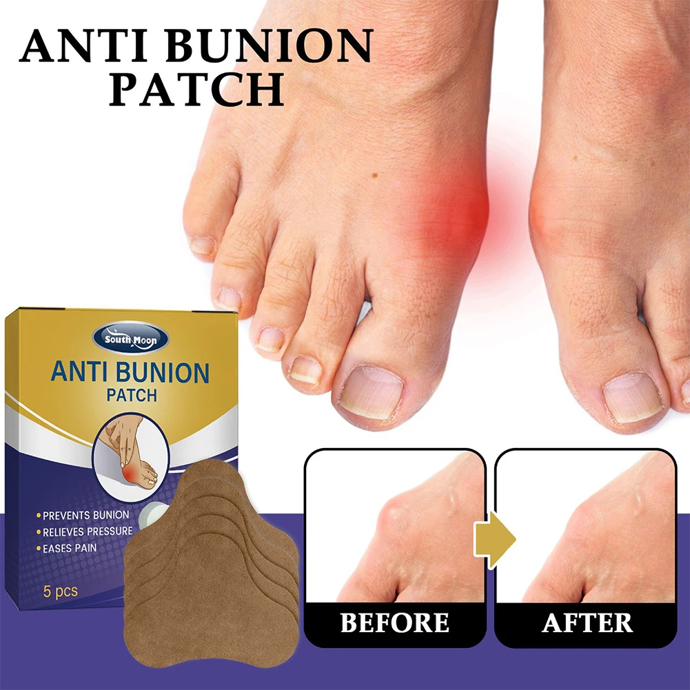 5pcs/box Bunion Pain Relief Patch Herbal Thumb Valgus Correction Sticker Foot Toe Joint Pain Relief Plaster Health Care
5pcs/box Bunion Pain Relief Patch Herbal Thumb Valgus Correction Sticker Foot Toe Joint Pain Relief Plaster Health Care