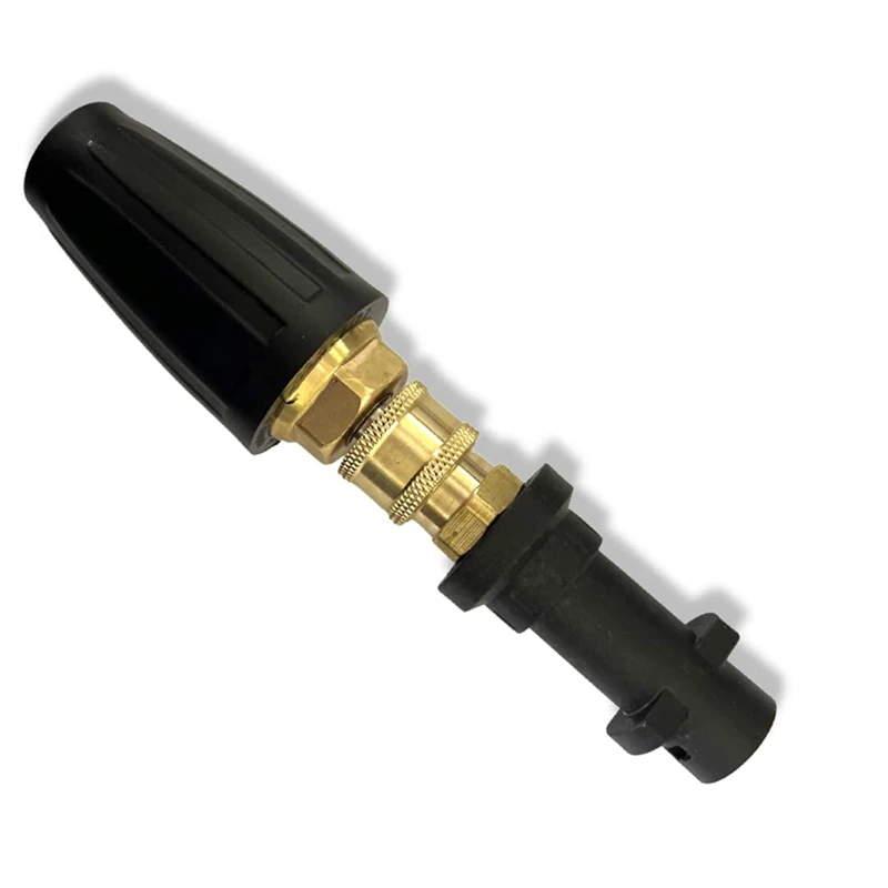 Professional Mini Lance Rotor Nozzle Dirt Cutter Turbo Nozzle For Kar-Cher K2 To K5 With Bayonet Connection
Professional Mini Lance Rotor Nozzle Dirt Cutter Turbo Nozzle For Kar-Cher K2 To K5 With Bayonet Connection
