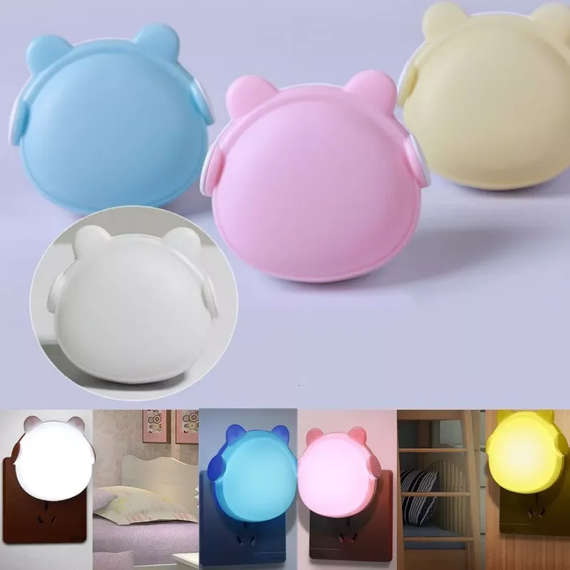1PCS Creative Bear LED Night Light Auto Light Sensor Control LED Wall Night Lights Child Baby Bedroom Bedside Lamp Bulb US Plug
1PCS Creative Bear LED Night Light Auto Light Sensor Control LED Wall Night Lights Child Baby Bedroom Bedside Lamp Bulb US Plug