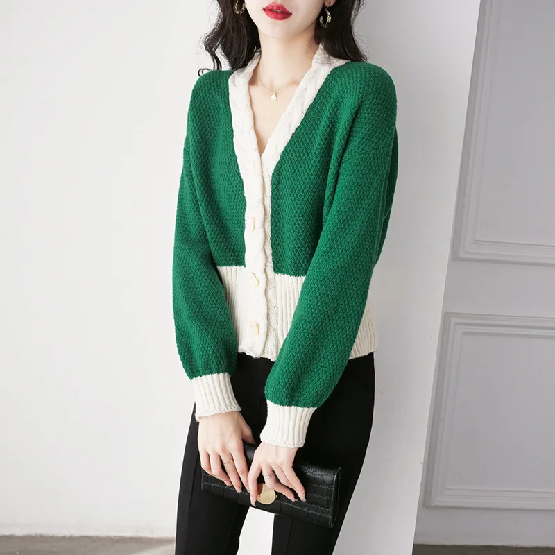 High Quality 2023 Sweater Women Contrast Color Female Traf Autumn Winter Knitwears Fashion Clothes Cardigans Y2k Pullover Gift
High Quality 2023 Sweater Women Contrast Color Female Traf Autumn Winter Knitwears Fashion Clothes Cardigans Y2k Pullover Gift