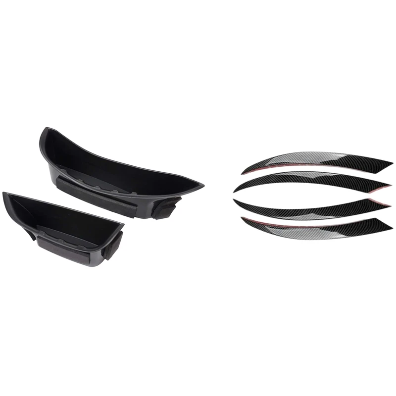4Pcs Front Bumper Lip Splitter Spoiler Fog Lights Trim Sticker & 2Pcs Front Door Armrest Storage Box Container Holder
4Pcs Front Bumper Lip Splitter Spoiler Fog Lights Trim Sticker & 2Pcs Front Door Armrest Storage Box Container Holder