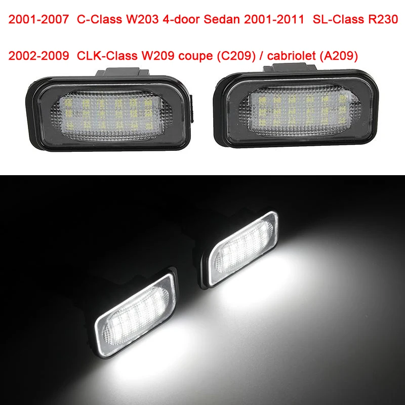 Car License Plate Light LED Indicators Lamp For Mercedes Benz W203 SL CLK Class R230 W209 Cabriolet A209
Car License Plate Light LED Indicators Lamp For Mercedes Benz W203 SL CLK Class R230 W209 Cabriolet A209
