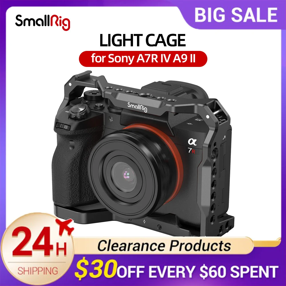 Оссветильник ительная клетка SmallRig с боковой ручкой для камеры Sony A7R IV A9 II, набор аксессуаров «сделай сам» 2917
Оссветильник ительная клетка SmallRig с боковой ручкой для камеры Sony A7R IV A9 II, набор аксессуаров «сделай сам» 2917
