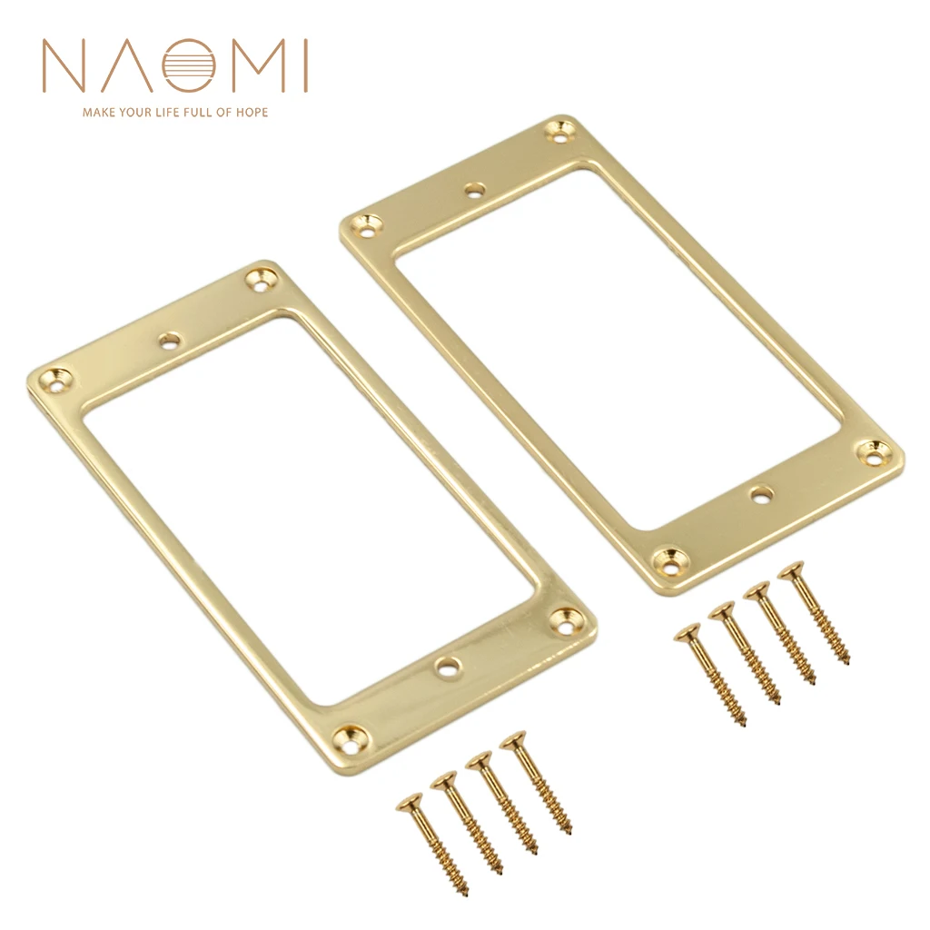 NAOMI Metal Flat Humbucker Cover Guitar Pickup Frame Mounting Ring Guitar Parts Accessories New
NAOMI Metal Flat Humbucker Cover Guitar Pickup Frame Mounting Ring Guitar Parts Accessories New