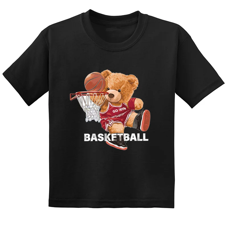 Children's clothing basketball bear fashion children's t-shirt summer casual children's clothing boy baby girl baby baby t-shirt
Children's clothing basketball bear fashion children's t-shirt summer casual children's clothing boy baby girl baby baby t-shirt