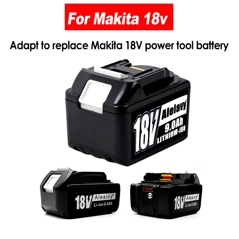 BL1860B 18V 9000mAh Rechargeable Battery Lithium-ion Battery Replacement Battery for MAKITA BL1860B BL1880 BL1830 BL1850 BL1860B
BL1860B 18V 9000mAh Rechargeable Battery Lithium-ion Battery Replacement Battery for MAKITA BL1860B BL1880 BL1830 BL1850 BL1860B