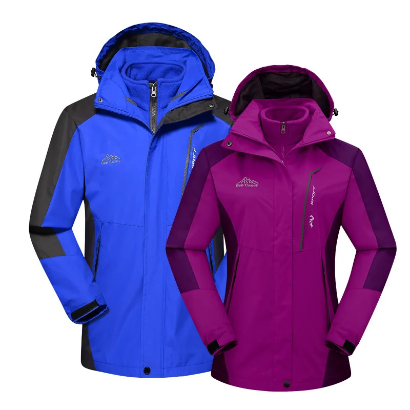 Tactical Jacket Jacket Men's And Women's Three-in-one Trend Two-piece Detachable Velvet Thickened Coat Autumn Winter Outdoor
Tactical Jacket Jacket Men's And Women's Three-in-one Trend Two-piece Detachable Velvet Thickened Coat Autumn Winter Outdoor
