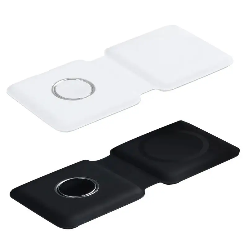 Folding 3-in-1 Wireless Charger Portable Charging Pad For iPhone12 Charges 2 Devices At A Time Fireproof Multifunction Charger
Folding 3-in-1 Wireless Charger Portable Charging Pad For iPhone12 Charges 2 Devices At A Time Fireproof Multifunction Charger