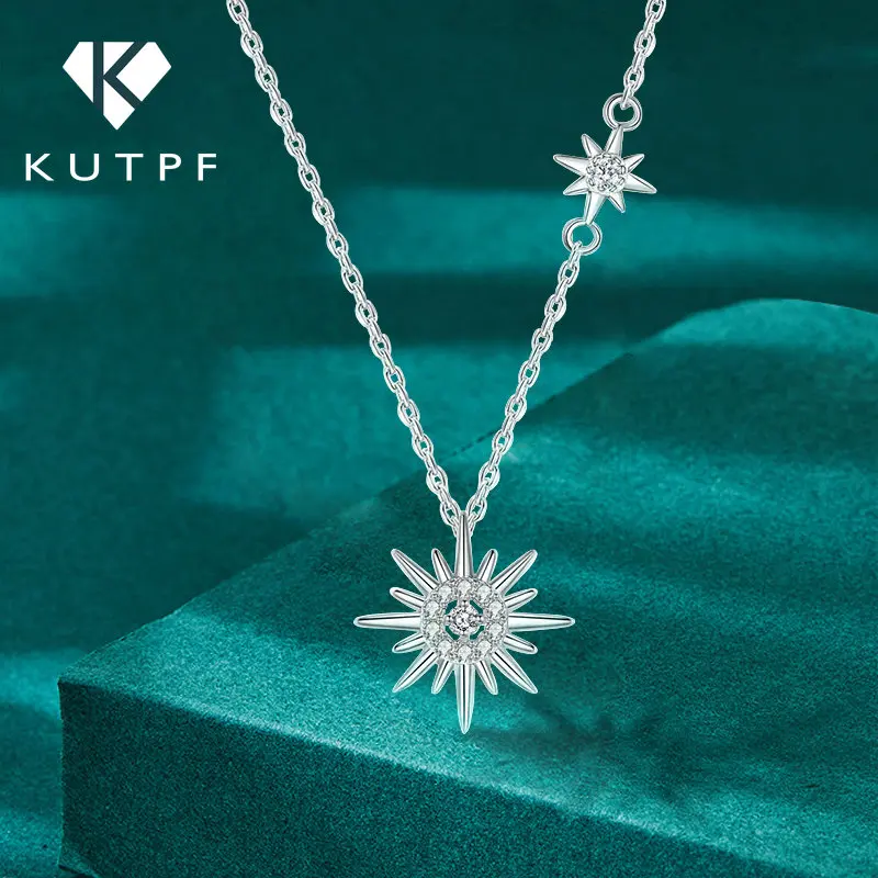 Sun Flower Pendant 0.1 Carat Hexagram Moissanite Necklace 925 Sterling Silver Neck Chain for Women Star Fine Jewelry Gifts
Sun Flower Pendant 0.1 Carat Hexagram Moissanite Necklace 925 Sterling Silver Neck Chain for Women Star Fine Jewelry Gifts