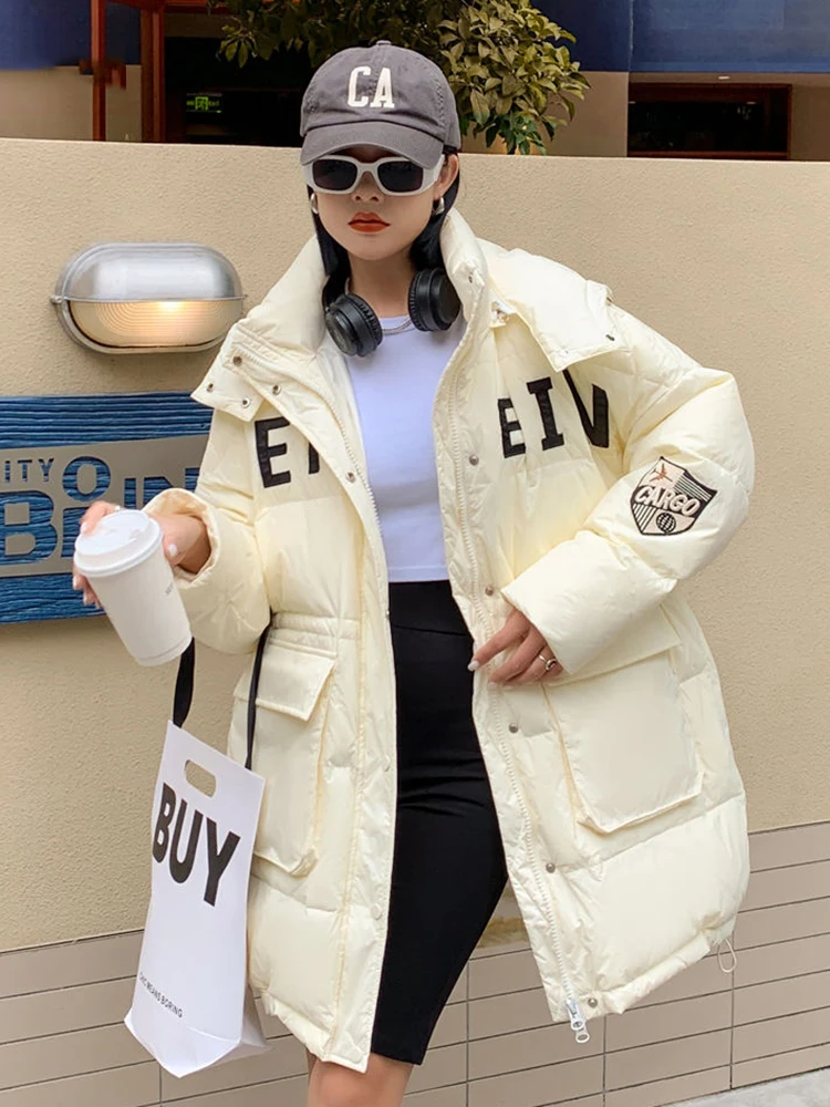 KBAT Overszied Winter Women's Down Jackets Detachable Hooded Female Puffer Jacket Thick Warm Sonw Coat Loose Down Parkas
KBAT Overszied Winter Women's Down Jackets Detachable Hooded Female Puffer Jacket Thick Warm Sonw Coat Loose Down Parkas