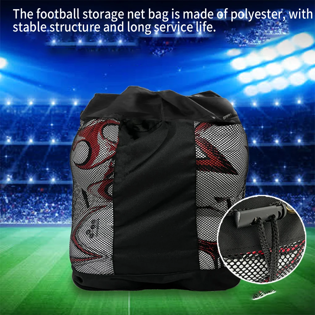 Football Mesh Bag Basketball Storage Net Outdoor Sports Organizer Pocket
Football Mesh Bag Basketball Storage Net Outdoor Sports Organizer Pocket