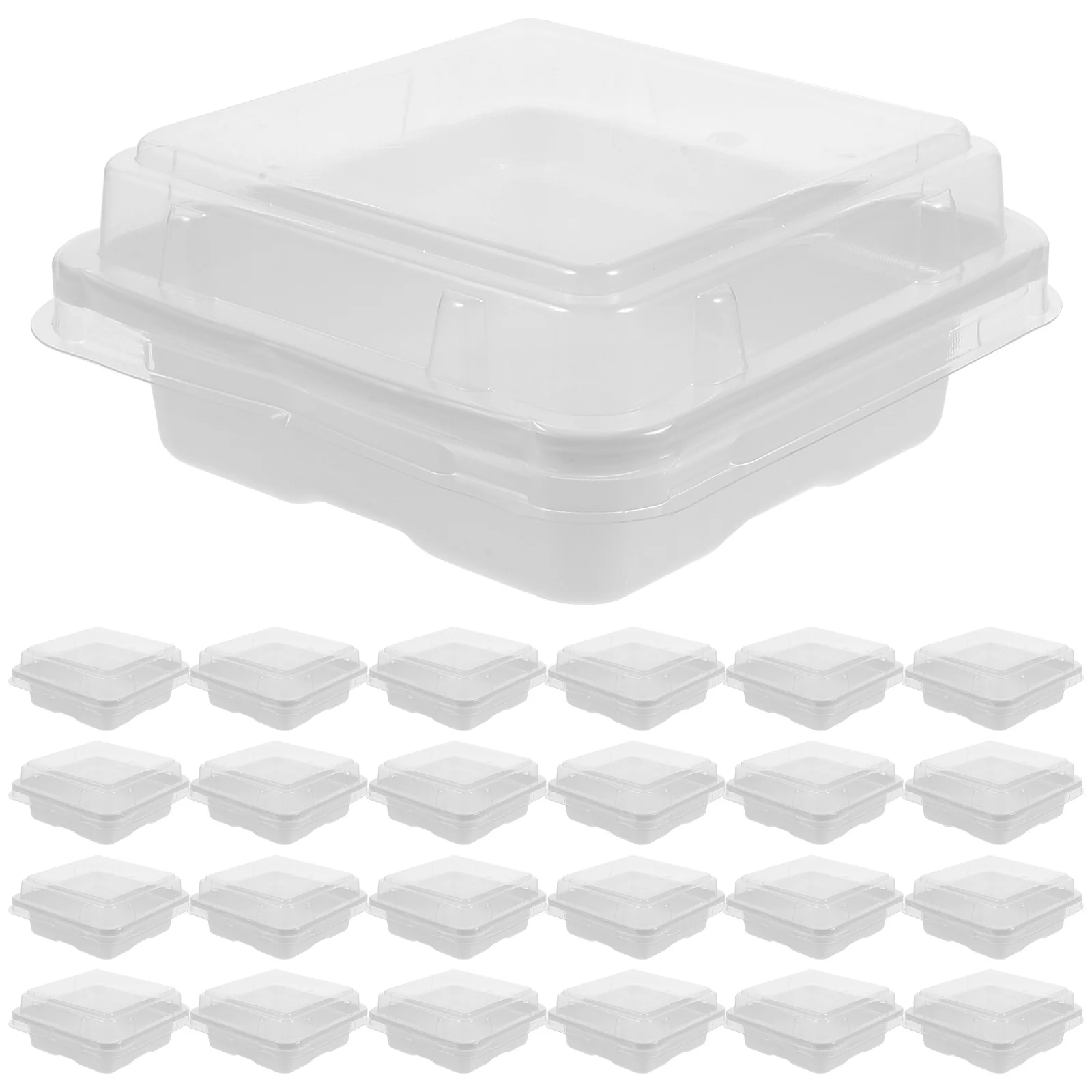 50 Pcs Cake Stand Sandwich Box Clear Carrier Birthday Holder Square Portable Packing White
50 Pcs Cake Stand Sandwich Box Clear Carrier Birthday Holder Square Portable Packing White