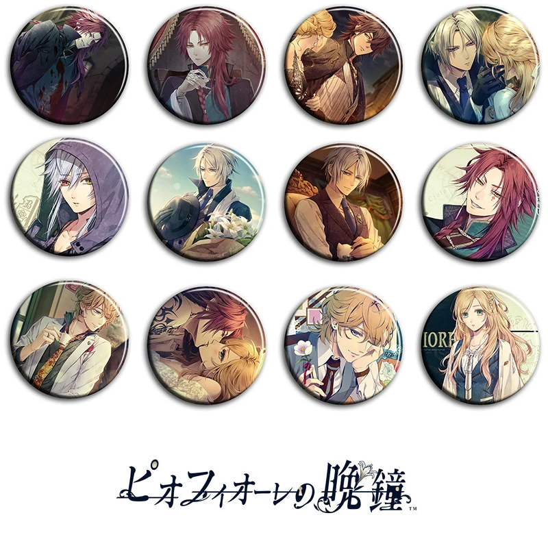 12pcs/1lot Anime Pio Fiore no Banshou Figure 980 Metal Badges Round Brooch Pin Badge Bedge Gifts Kids Toy
12pcs/1lot Anime Pio Fiore no Banshou Figure 980 Metal Badges Round Brooch Pin Badge Bedge Gifts Kids Toy