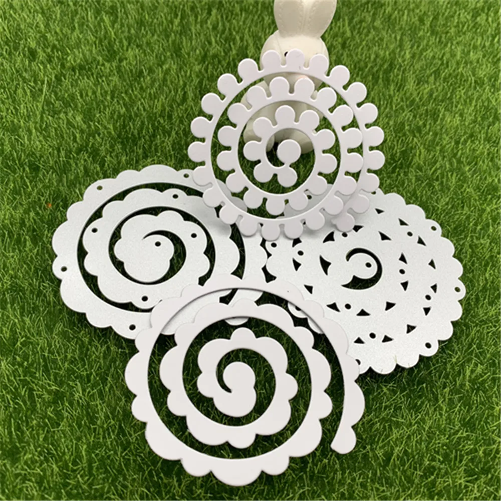 For DIY Scrapbooking Album Embossing Paper Cards Decorative Crafts 2pcs 3D Garland Spiral Flower Petal Metal Cutting Dies
For DIY Scrapbooking Album Embossing Paper Cards Decorative Crafts 2pcs 3D Garland Spiral Flower Petal Metal Cutting Dies