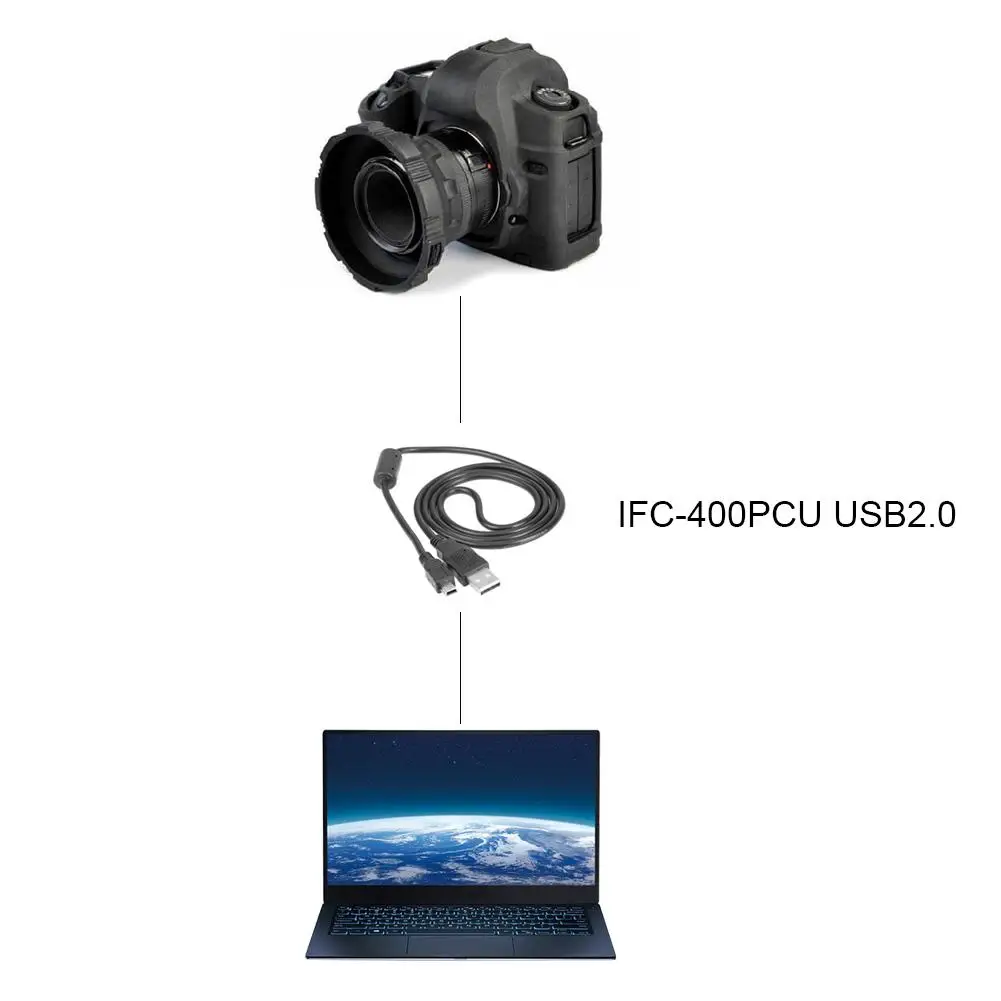 USB 2 0 кабель для зарядки и передачи данных Canon SLR Camera Series 5 |