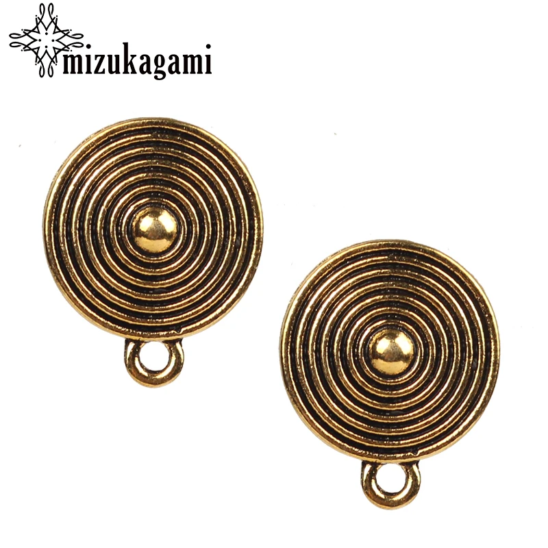 10pcs/lot Zinc Alloy Retro Concentric Circles Earring Base Earring Connector for DIY Earrings Accessories
10pcs/lot Zinc Alloy Retro Concentric Circles Earring Base Earring Connector for DIY Earrings Accessories