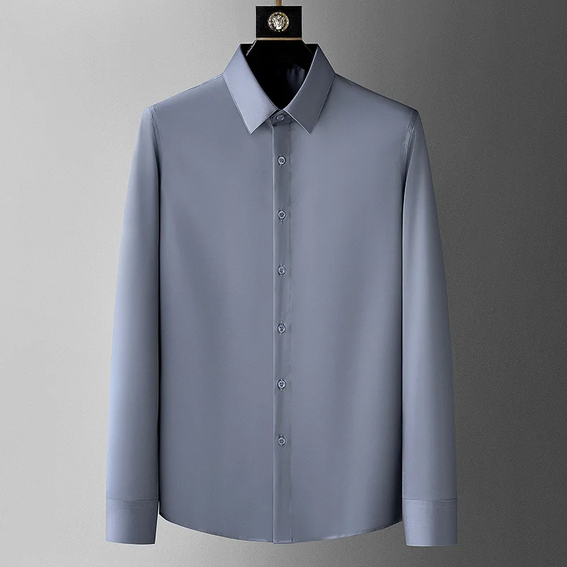 KO2867 Men's Shirt Long Sleeve Solid Color Business Shirt Professional Dress Non-iron Shirt Men
KO2867 Men's Shirt Long Sleeve Solid Color Business Shirt Professional Dress Non-iron Shirt Men