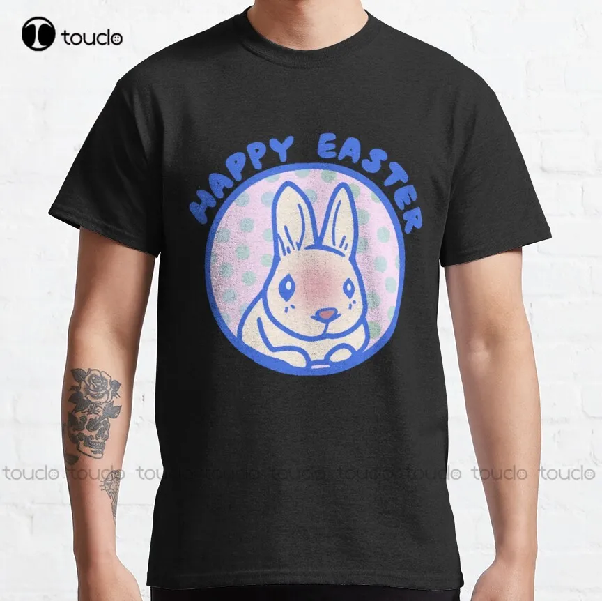 Shy Easter Bunny Wishes You Easter Sunday Easter Blessings (Blue) Classic T-Shirt Mens Tee Shirts Ladies Sports Retro Hip Hop
Shy Easter Bunny Wishes You Easter Sunday Easter Blessings (Blue) Classic T-Shirt Mens Tee Shirts Ladies Sports Retro Hip Hop