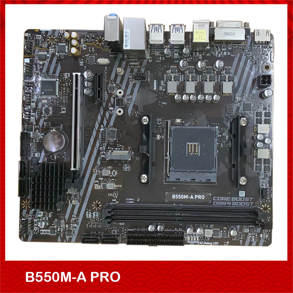Оригинальная настольная материнская плата для Msi B550M-A PRO AMD AM4 DDR4 64G SATA3 M.2 PCI-E4.0 USB3.2 Gen1 Micro ATX полностью протестирована
Оригинальная настольная материнская плата для Msi B550M-A PRO AMD AM4 DDR4 64G SATA3 M.2 PCI-E4.0 USB3.2 Gen1 Micro ATX полностью протестирована